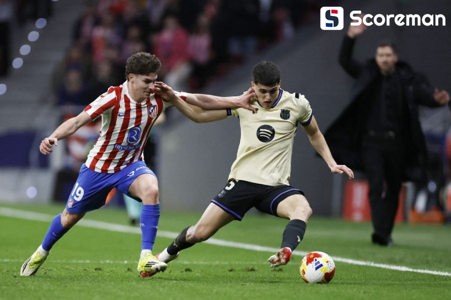 '전반에만 4골 폭발!' ATM, 바르셀로나 4-0 완파...'결승 청신호'
